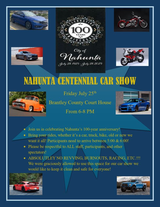 Nahunta Centennial Car Show